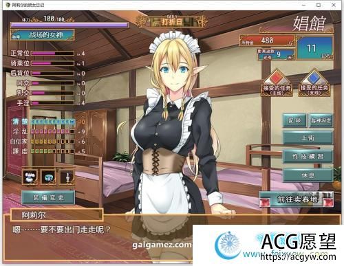 阿莉尔的生涯日记 狐狸精翻汉化完结版【新汉化/PC+安卓/1.4G】 【RPG游戏】 【妓院经营/汉化】