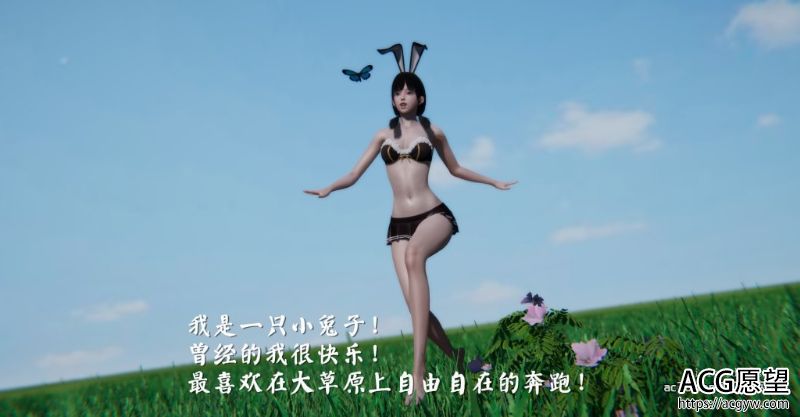 【3D全彩】采莲子的小姑娘+龟兔赛跑01-02